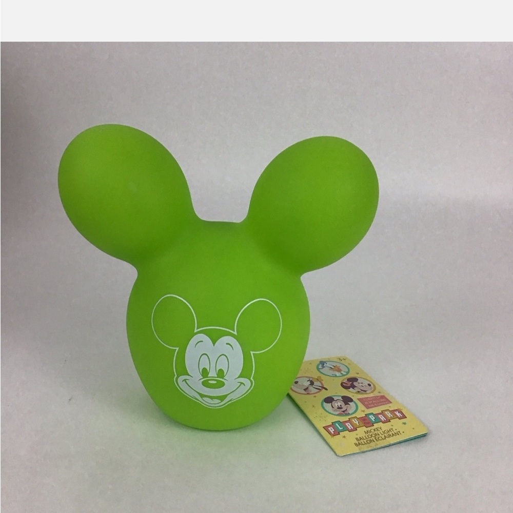 Disney Lime Green Mickey Mouse Plush